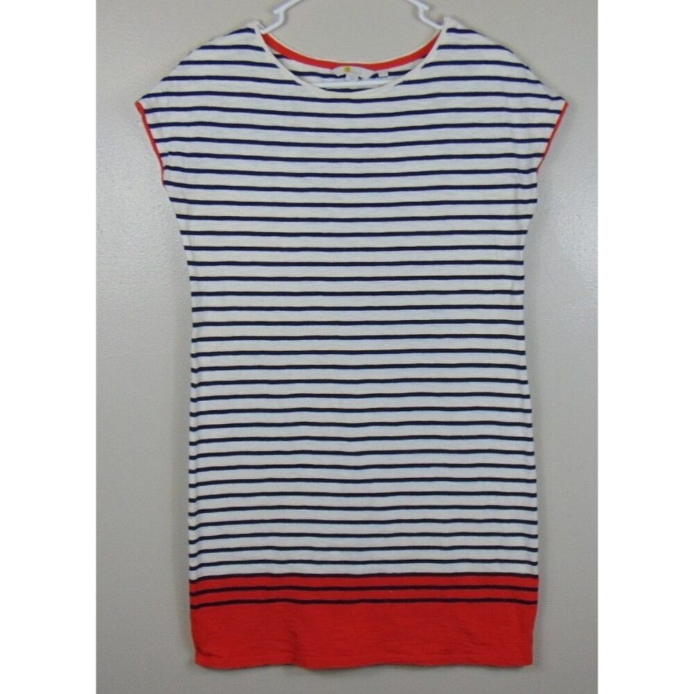 Boden Paulina Striped Jersey Dress Womens Size 6 T-Shirt Nautical Beachy Resort - Picture 1 of 8